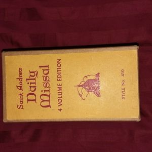 St Andrew Daley Missal 4 Volume edition. Style number for 410
